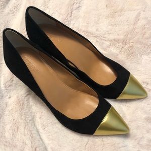 Jcrew Women’s velvet heels Size 9.5